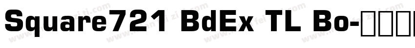 Square721 BdEx TL Bo字体转换